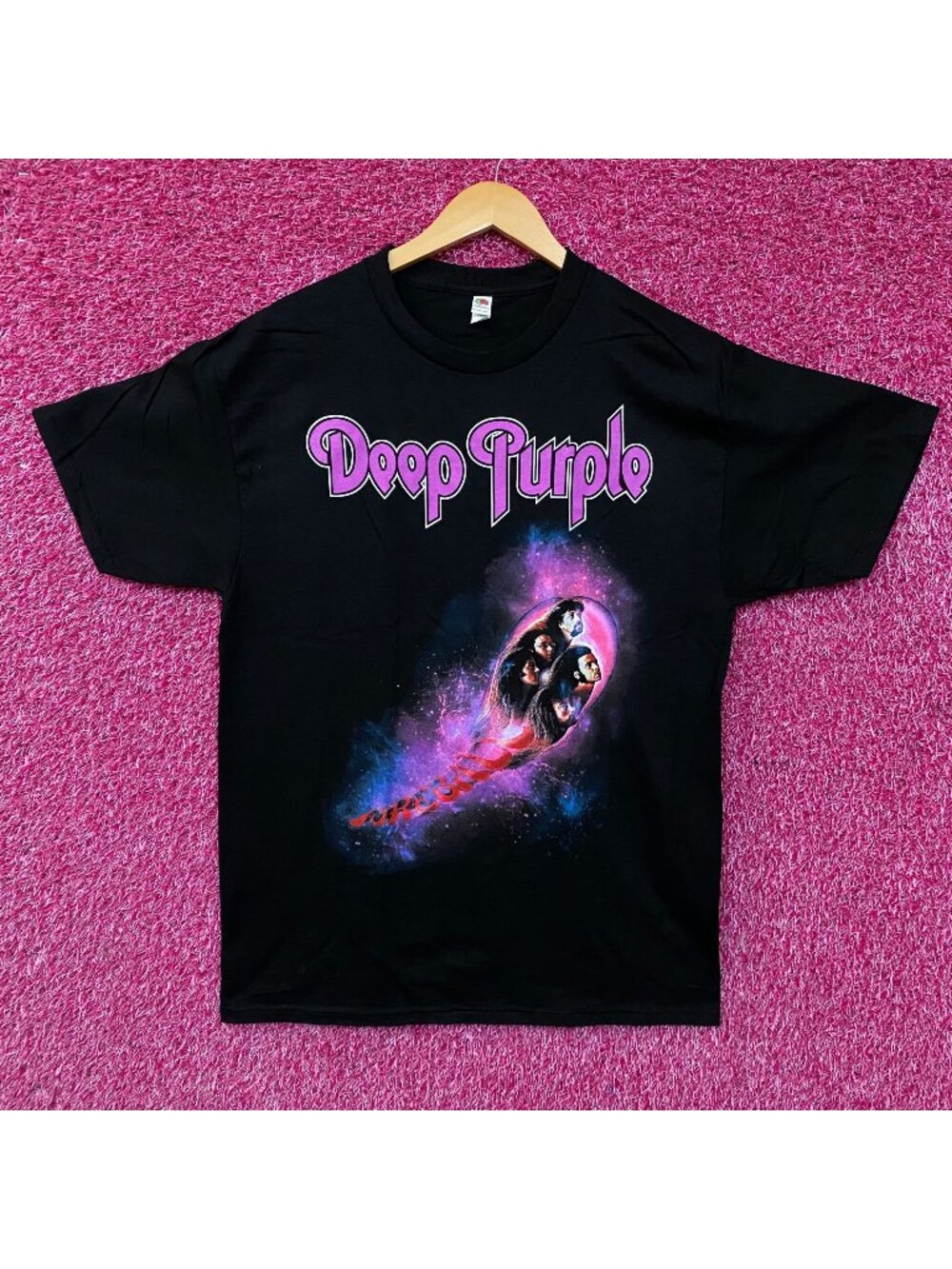 Deep Purple Fireball Rock Band Graphic T-Shirt Large